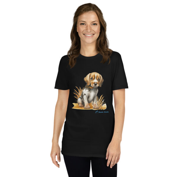 Puppy Short-Sleeve Unisex T-Shirt - Image 2